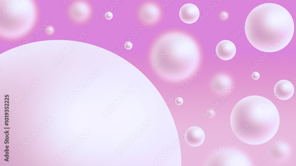 Water drops on gradient background bubble color concept graphic for illustration