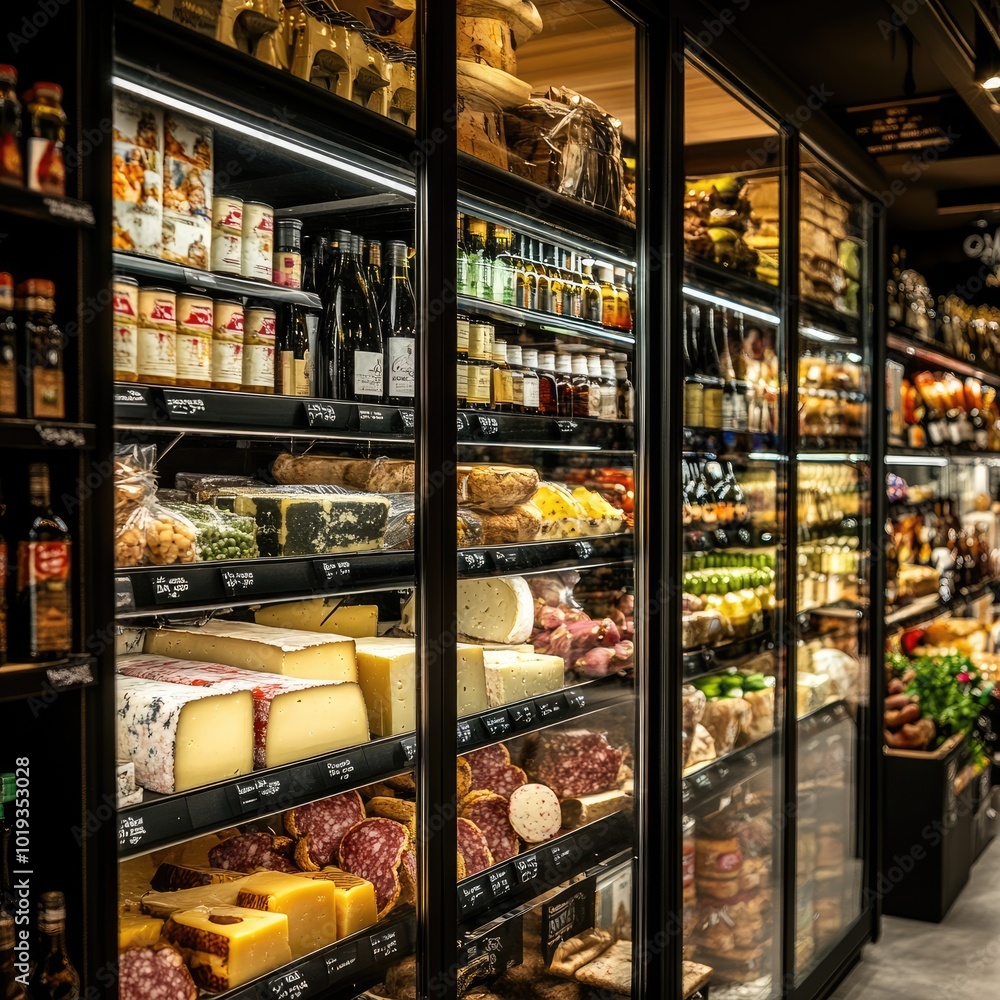 Delicacies Displayed in Gourmet Food Store Delicacies Displayed in Gourmet Food Store