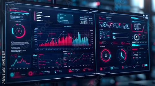 27. A digital dashboard displaying real-time ESG metrics in a corporate setting