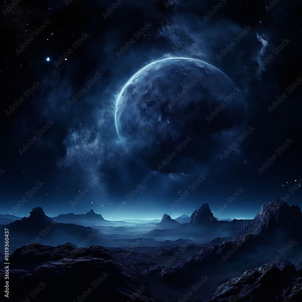 Beautiful universe and nebula. Generative AI (생성형 AI) Beautiful universe and nebula. Generative AI (생성형 AI)