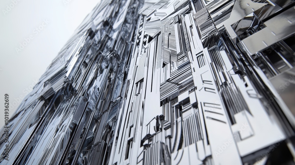 Abstract metal structure, geometric shapes. Abstract metal structure, geometric shapes.