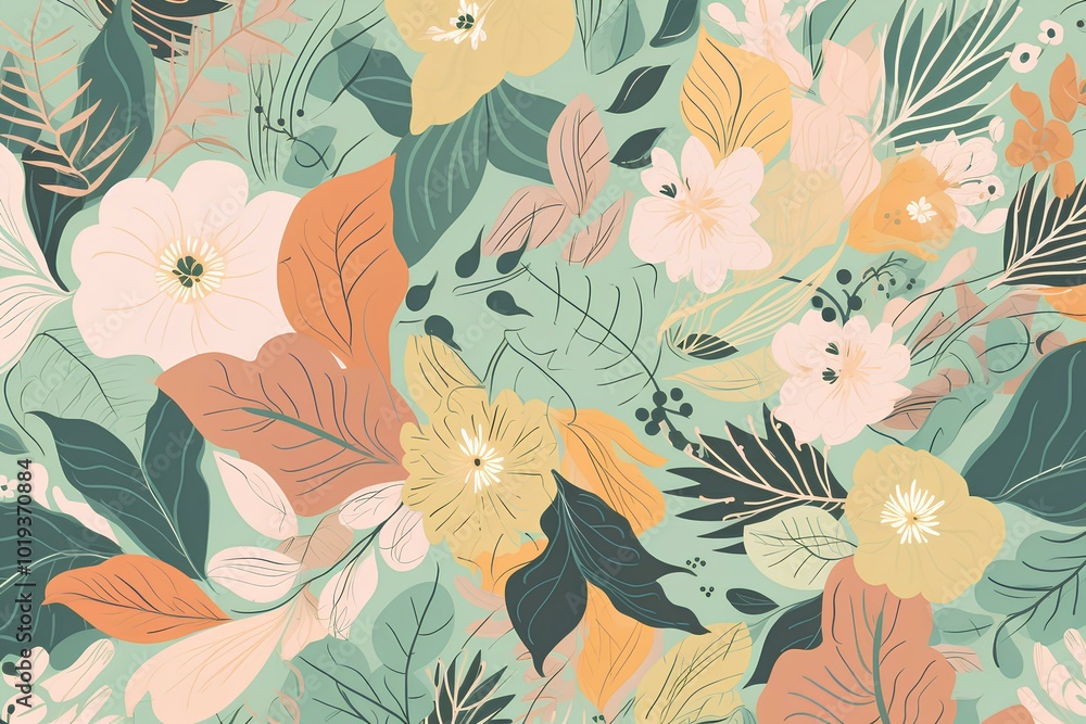 seamless floral pattern seamless floral pattern