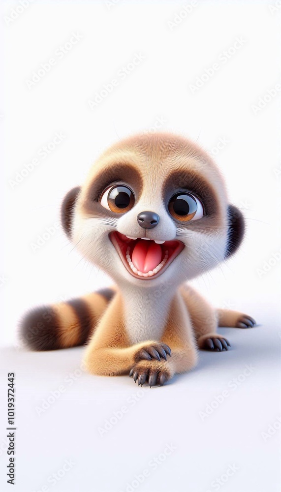 Obraz premium 3D Erdmännchen