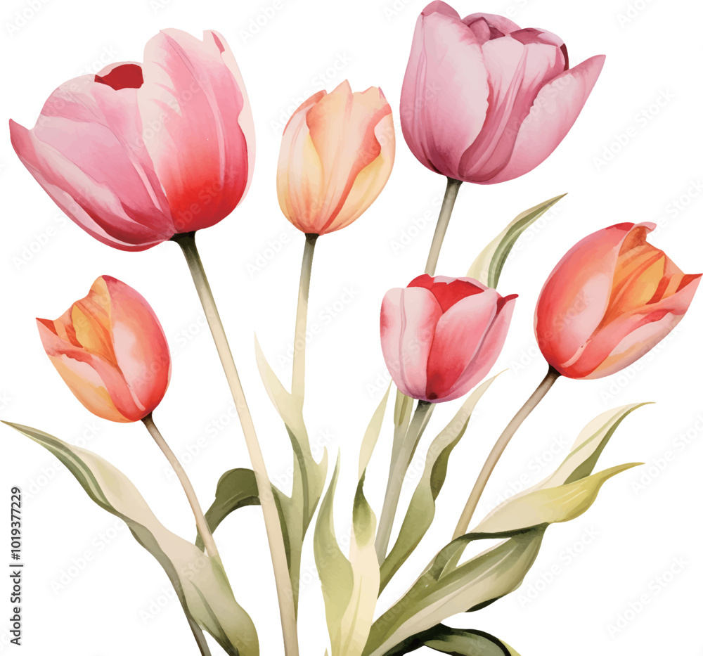 Obraz premium bouquet of tulips