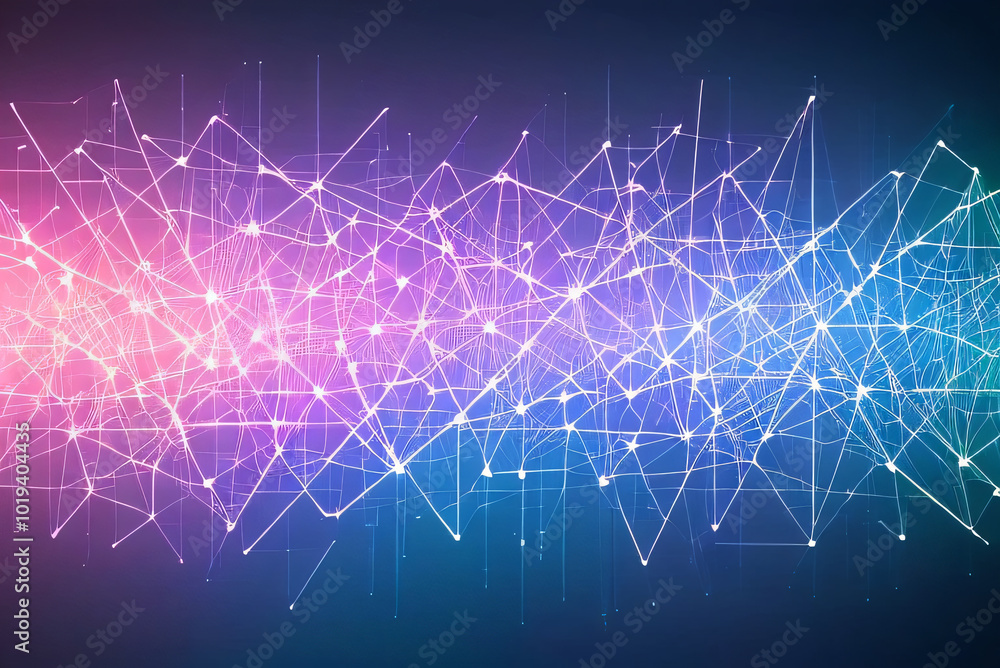 Futuristic abstract background featuring digital elements, glowing neon lines Futuristic abstract background featuring digital elements, glowing neon lines