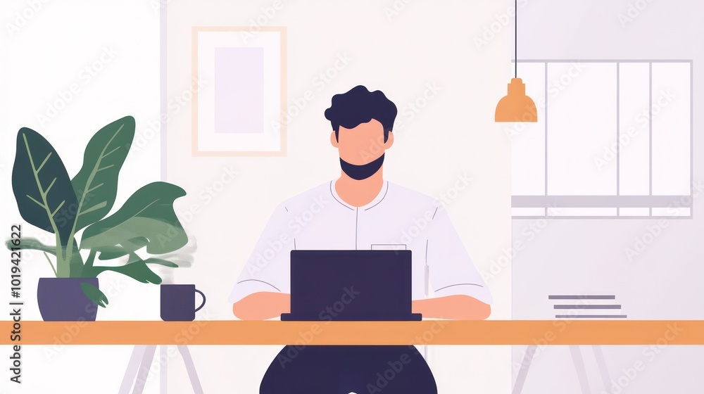 Asian professionals navigating comprehensive remote work policies, ensuring flexibility and compliance Asian professionals navigating comprehensive remote work policies, ensuring flexibility and compliance