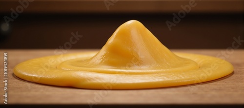 Melted cheese hand-cut artistry photo