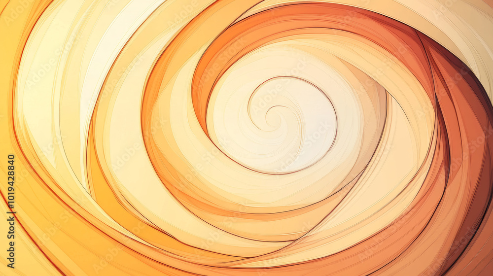 Abstract swirl pattern in shades of orange and yellow. Abstract swirl pattern in shades of orange and yellow.