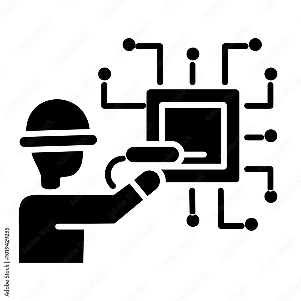 Fototapeta premium Circuit Icon