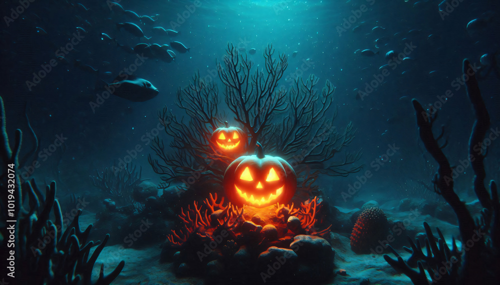 underwater Halloween underwater Halloween