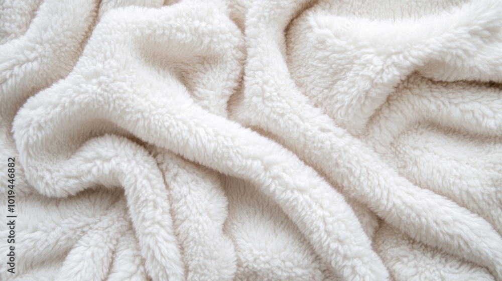 Soft White Fleece Blanket Texture Soft White Fleece Blanket Texture