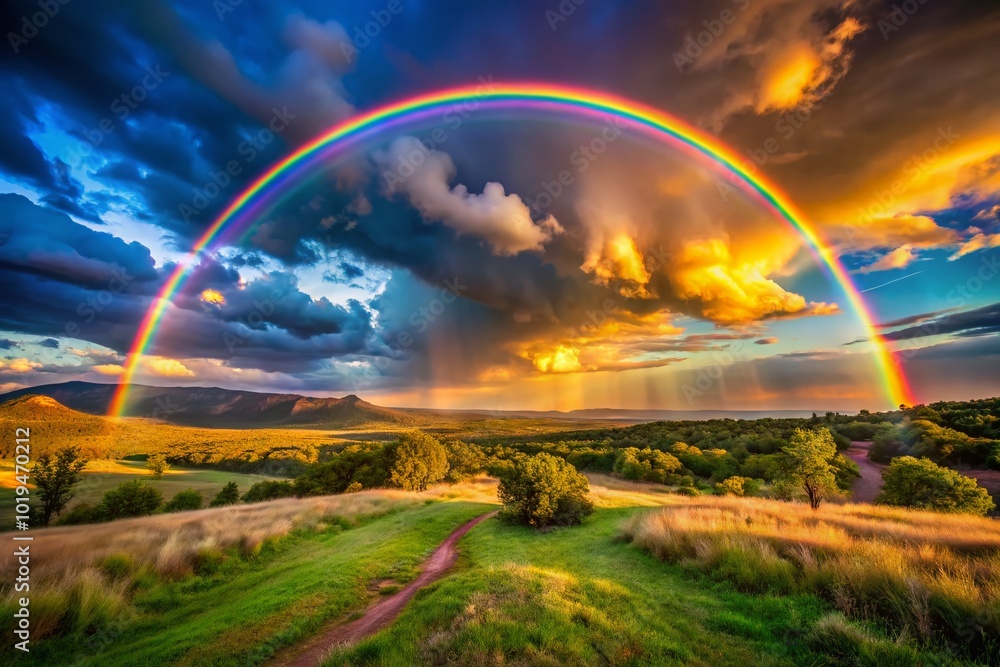 Vibrant and Stunning Rainbows Captured in Nature's Embrace Across Various Scenic Landscapes Vibrant and Stunning Rainbows Captured in Nature's Embrace Across Various Scenic Landscapes