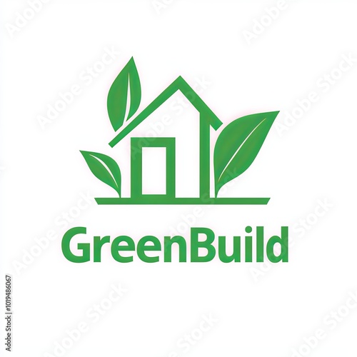 Eco-friendly logo design for GreenBuild initiative photo