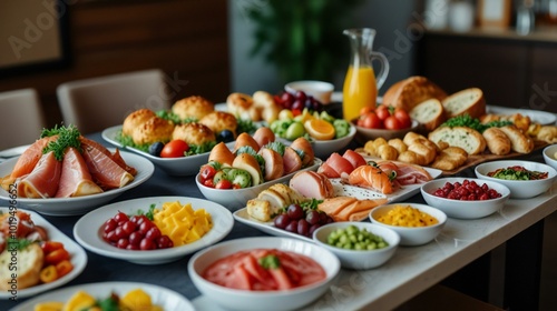 salad in a restaurant