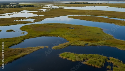 Wallpaper Mural landscape with lake Torontodigital.ca