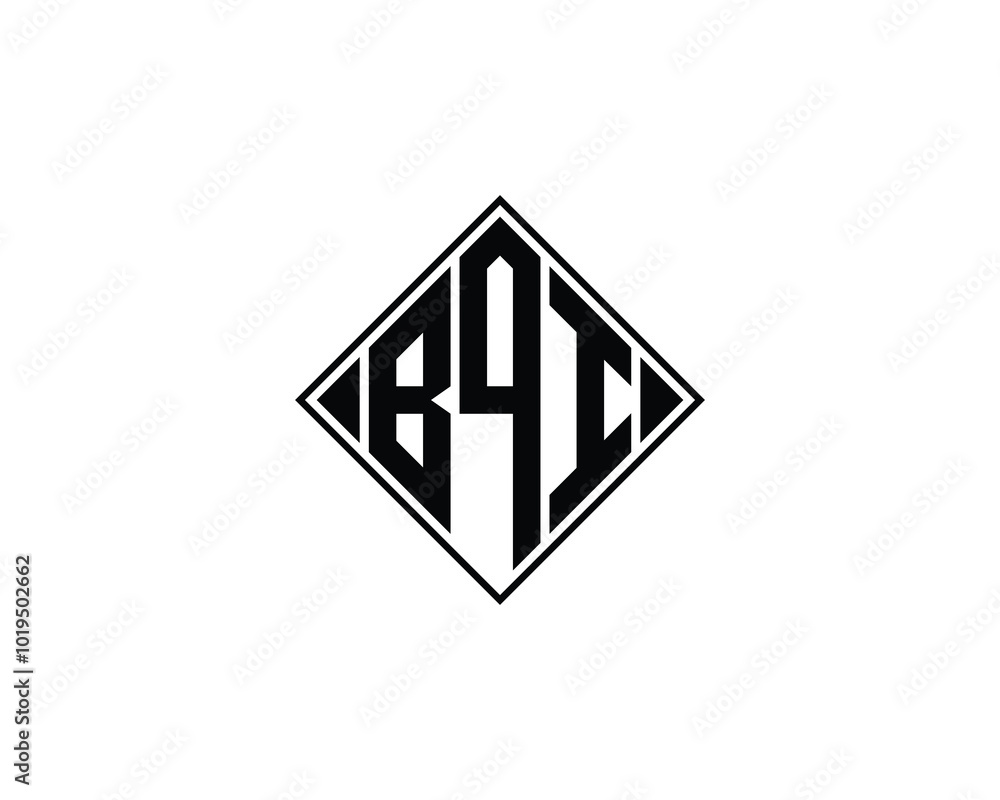 BQI logo design vector template. BQI BQI logo design vector template. BQI