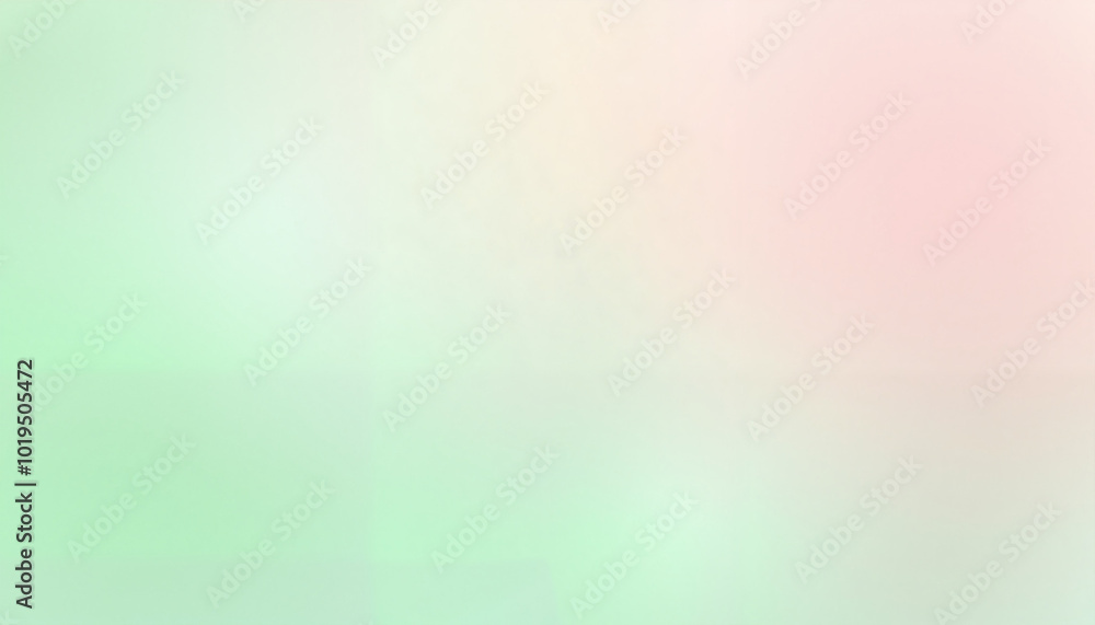 Fototapeta premium Pastel gradient background in green and pink tones