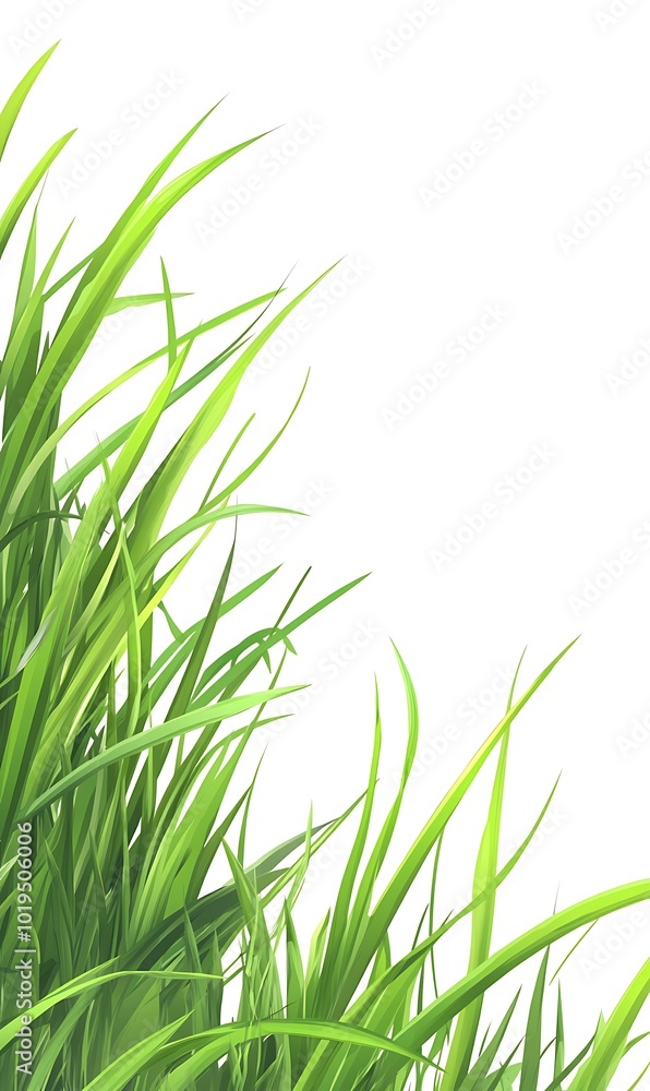 Green grass isolated on white background with for your text Green grass isolated on white background with for your text