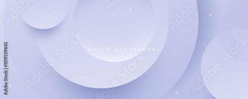 Modern abstract light silver background elegant circle shape design