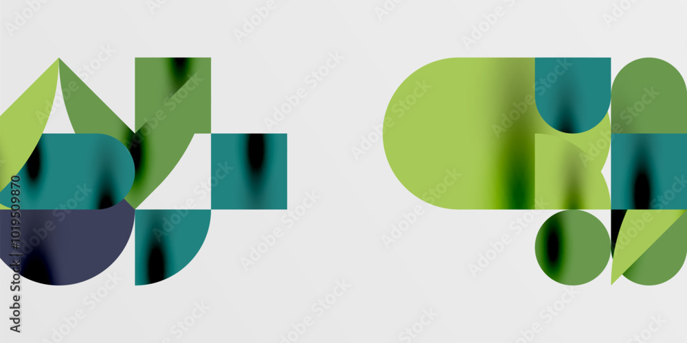Circles, semi circles, squares and round shapes mosaic techno art. Vector Illustration For Wallpaper, Banner, Background, Card, Book Illustration, landing page Circles, semi circles, squares and round shapes mosaic techno art. Vector Illustration For Wallpaper, Banner, Background, Card, Book Illustration, landing page