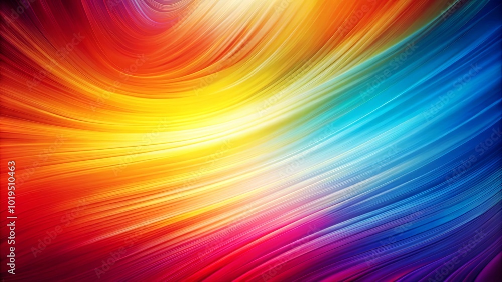 Abstract Gradient of Curved Lines in Vibrant Hues Abstract Gradient of Curved Lines in Vibrant Hues