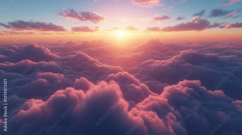 beautiful aerial view of clouds at sunset a breathtaking blend of blues and pinks creating a heavenly atmosphere evoking peace and inspiration as day transitions to night beautiful aerial view of clouds at sunset a breathtaking blend of blues and pinks creating a heavenly atmosphere evoking peace and inspiration as day transitions to night