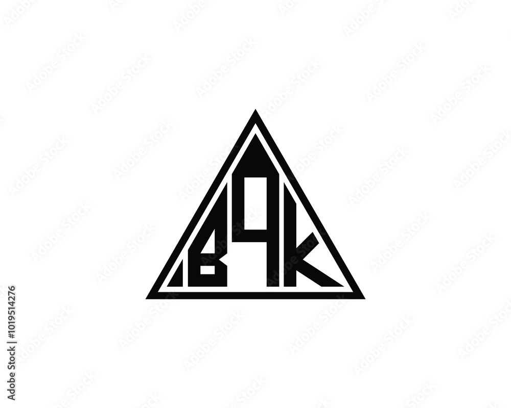 BQK logo design vector template. BQK BQK logo design vector template. BQK