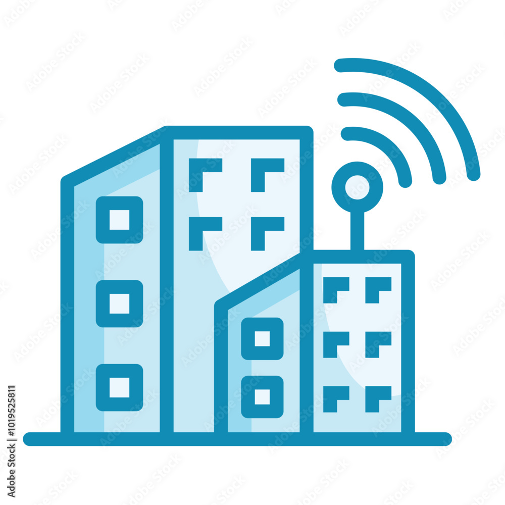 Smart Buildings Icon Smart Buildings Icon
