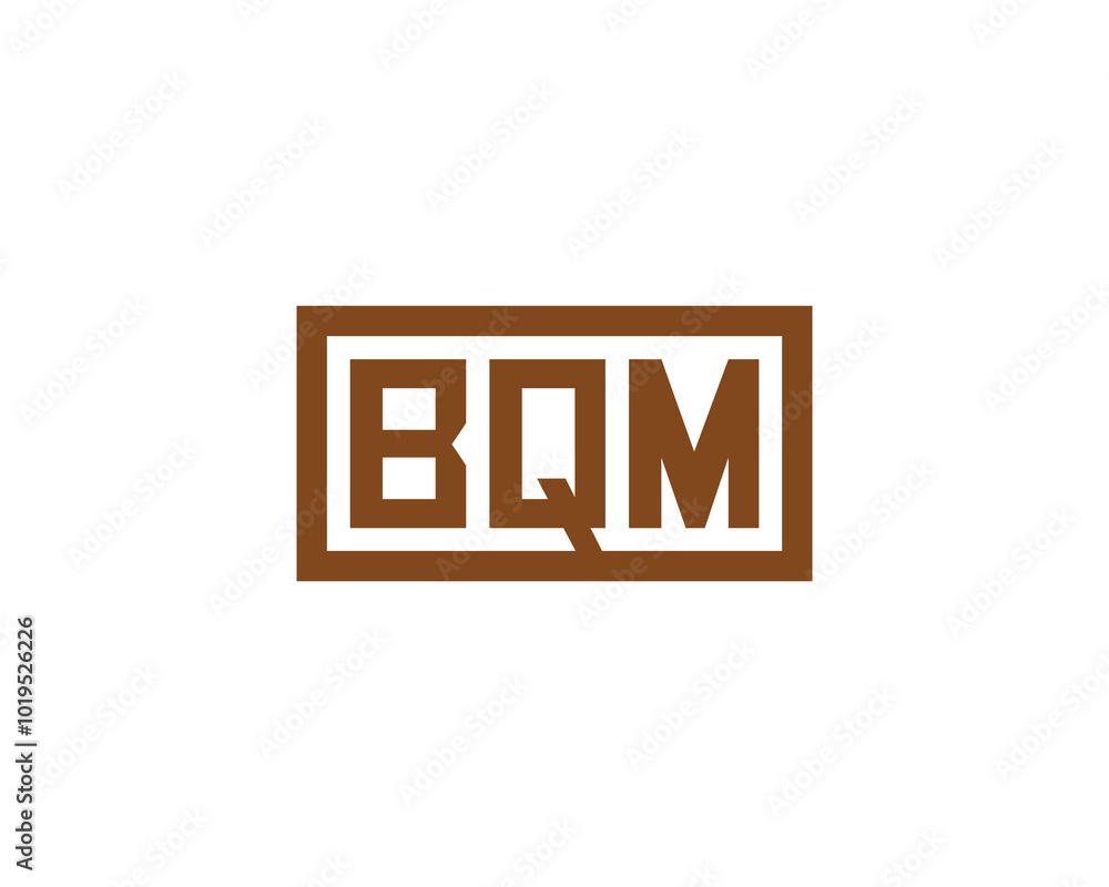 BQM logo design vector template. BQM BQM logo design vector template. BQM