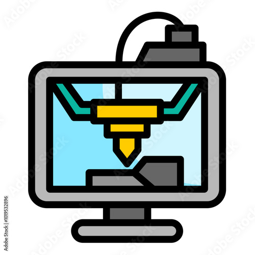 Digital Fabrication Icon