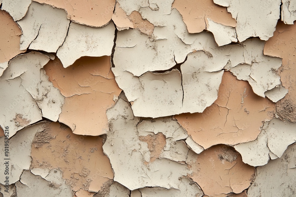 Weathered and Cracked Painted Concrete Wall Texture Weathered and Cracked Painted Concrete Wall Texture