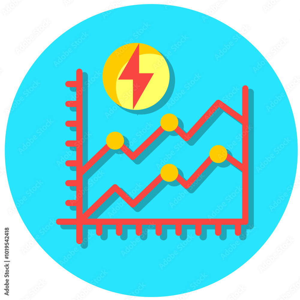Energy Analysis Icon Energy Analysis Icon