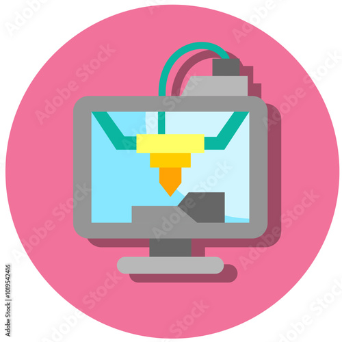 Digital Fabrication Icon