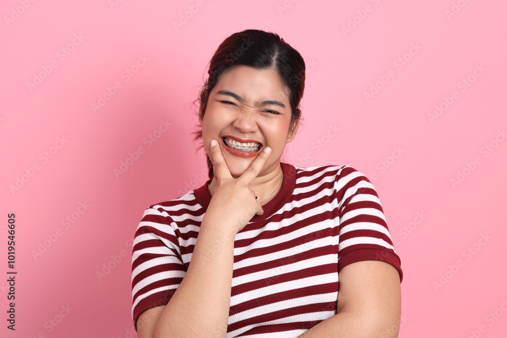 Woman with Braces Woman with Braces