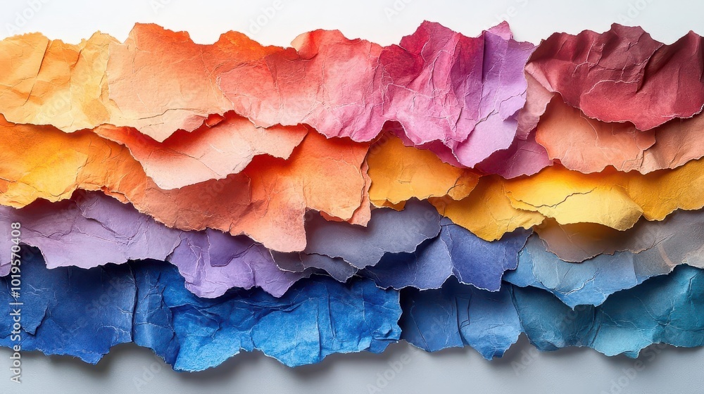 varied pieces of colorful paper are isolated on a white background showcasing their unique shapes and textures the collection highlights creativity and the potential for artistic expression varied pieces of colorful paper are isolated on a white background showcasing their unique shapes and textures the collection highlights creativity and the potential for artistic expression
