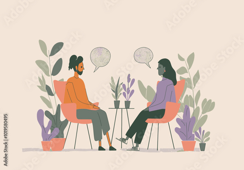 Conversation in a Room with Plants