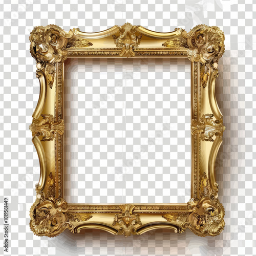 Ornate Gold Picture Frame 
