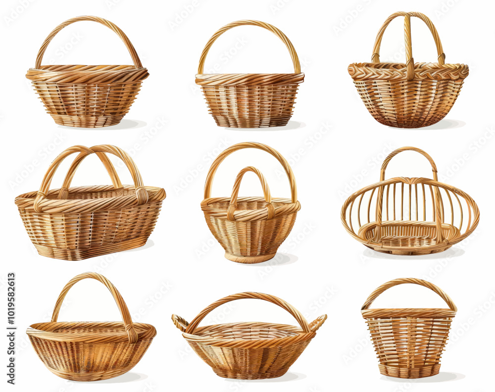 Wicker Baskets Set
Wicker Baskets Set