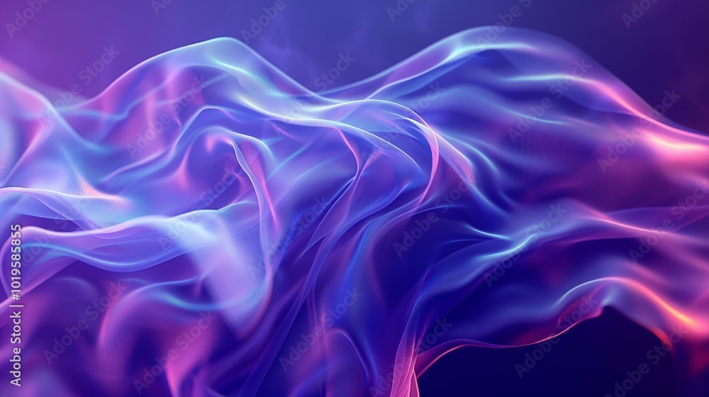 abstract smoke blue an pink delicate flow wave iridescent abstract smoke blue an pink delicate flow wave iridescent