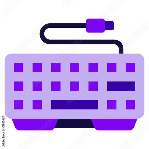 Keyboard Gaming icon illustration 