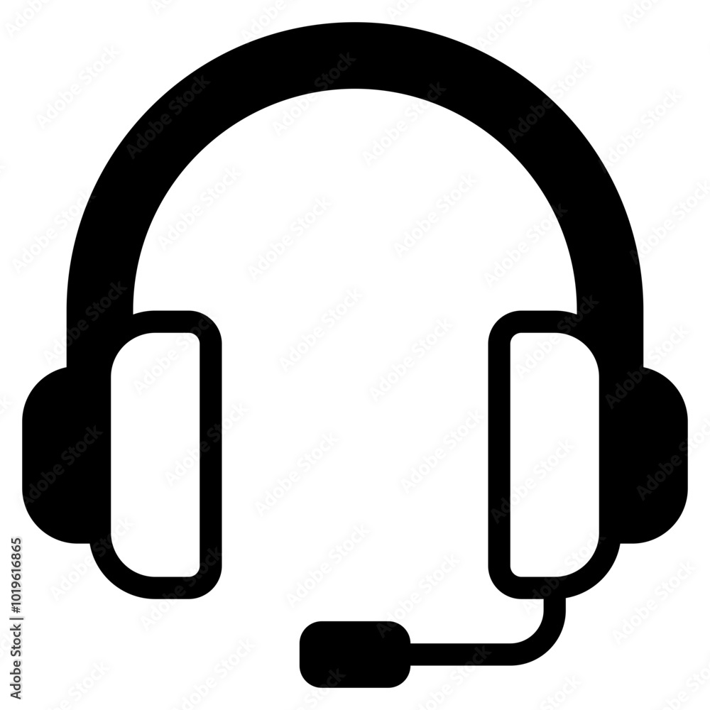 Headset Gaming icon illustration Headset Gaming icon illustration
