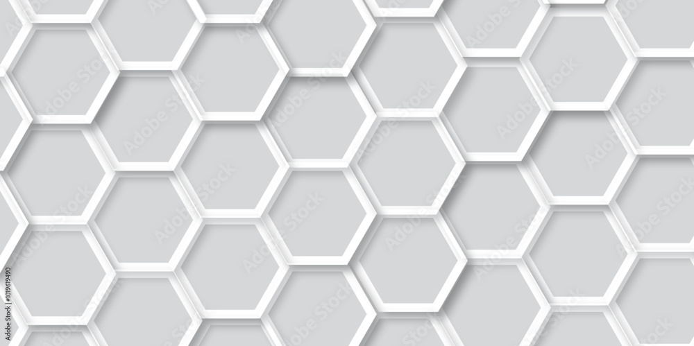 Fototapeta premium Abstract multicolor hexagon geometric honeycomb texture background. creative decorative element fabric.