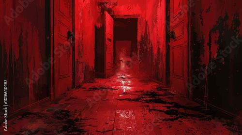 Bloodstained Hallway 
