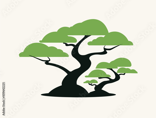 Bonsai Tree Illustration 
