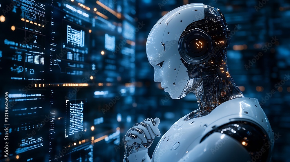 Data analysis of ai artificial intelligence process with technology processor to planning business information data tech network corporate concept : Generative AI Data analysis of ai artificial intelligence process with technology processor to planning business information data tech network corporate concept : Generative AI