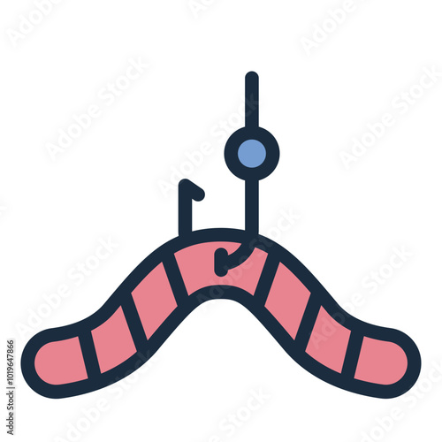 Worm as Fishing Bait icon