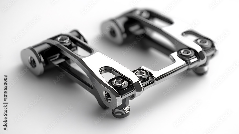 Specialist bicycle pedal isolated on a clean white background modern design Specialist bicycle pedal isolated on a clean white background modern design