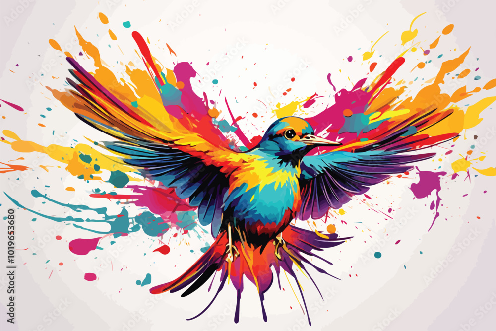 Hummingbird Color Splash Hummingbird Color Splash