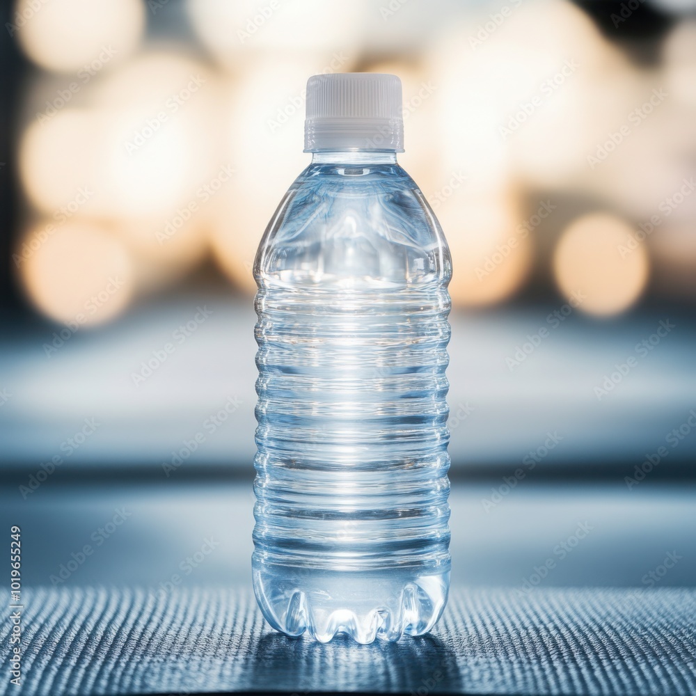 Water Bottle on Yoga Mat for Hydration Importance Water Bottle on Yoga Mat for Hydration Importance