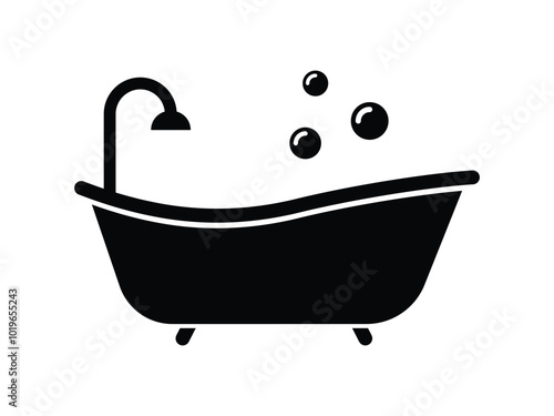 bathtub bubbles soap icon 